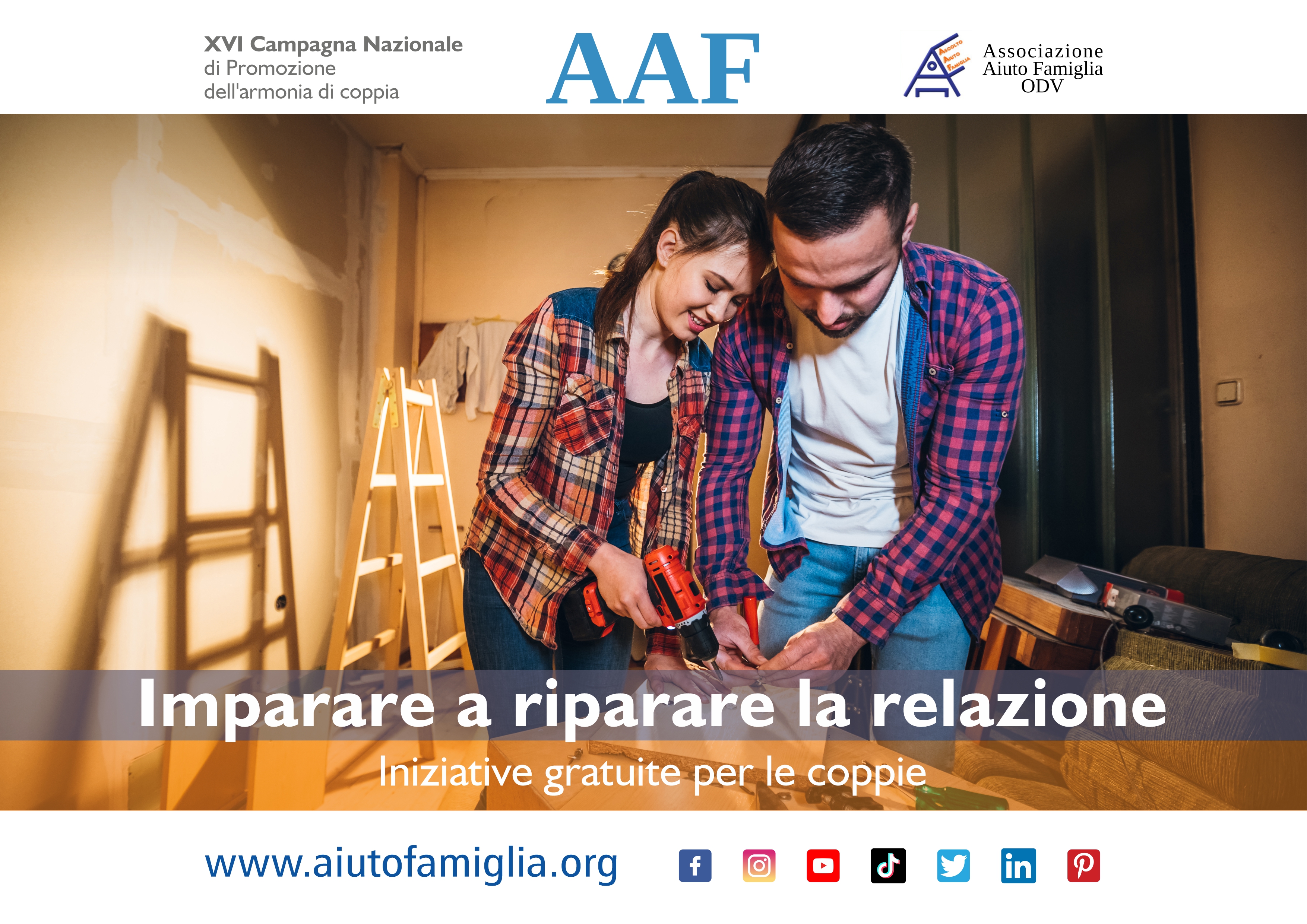FAMIGLIA: “IMPARARE A RIPARARE LA RELAZIONE”, AL VIA LA XVI CAMPAGNA NAZIONALE DI PROMOZIONE DELL'ARMONIA DI COPPIA